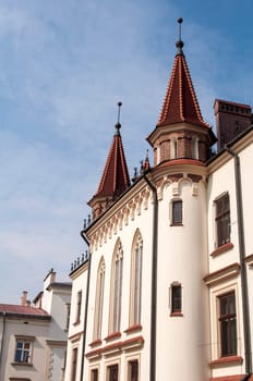 Administration building. Typical Polish architecture in Rzeszow.