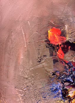 Painting Abstract Textures Impasto Cracks