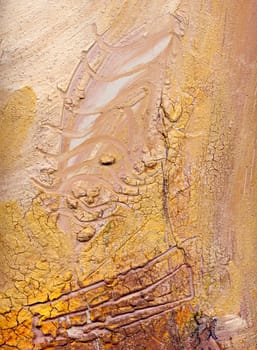 Painting Abstract Textures Impasto Cracks