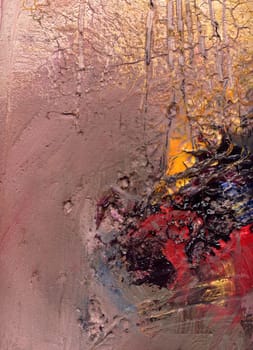 Painting Abstract Textures Impasto Cracks