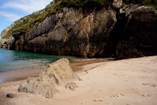 Beach of Nueva de Llanes, Asturias, Spain