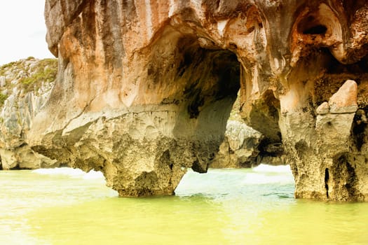 Beach of Cuevas del Mar, Nueva de Llanes - Asturias in Spain
