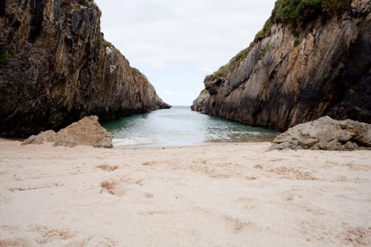 Beach of Nueva de Llanes, Asturias, Spain