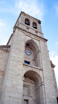 Bell tower of the Immaculate Conception church, Hontanas - Spain