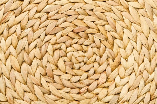 straw texture close up