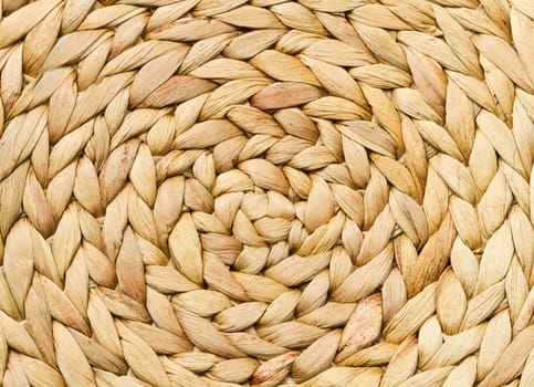 straw texture close up