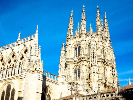 View of the Burgos cathedral - Spain