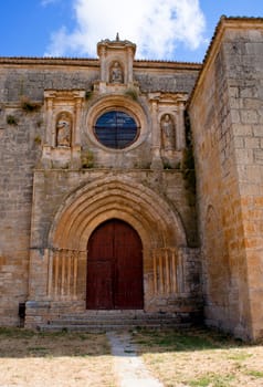 View of Colegiata de Nuestra Señora del Manzano, Castrojeriz - Spain