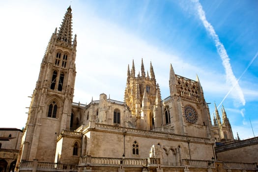 View of the Burgos cathedral - Spain