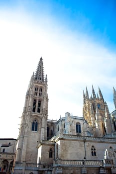 View of the Burgos cathedral - Spain