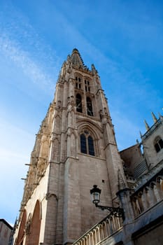 View of the Burgos cathedral - Spain