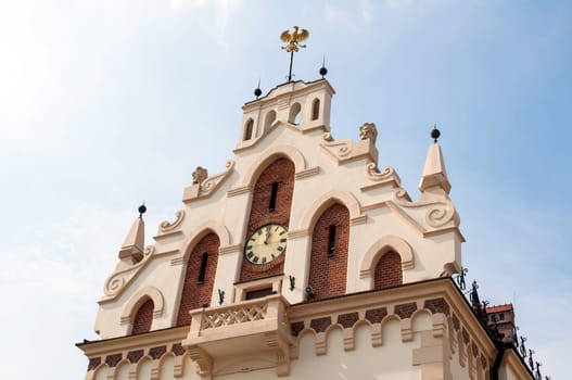 Typical Polish architecture at the Marketplace in Rzeszow.