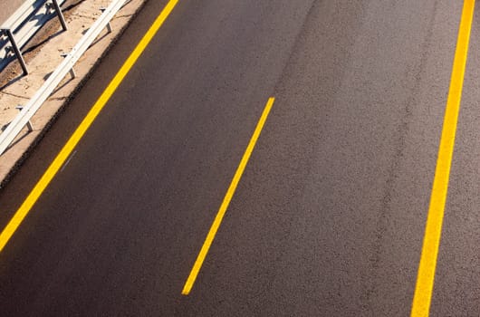 Road of a new autobahn