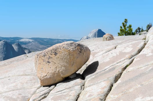 rocks in Yosemite National Park in California