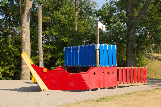 A jungle gym typically found in schoolyards and playgrounds.