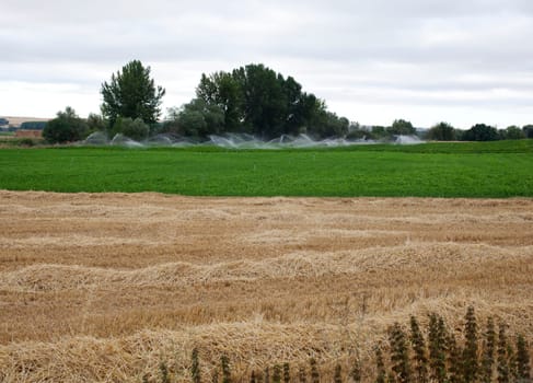 View of spanish countryside
