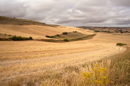 View of spanish countryside