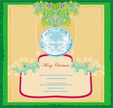 Christmas Framework style card