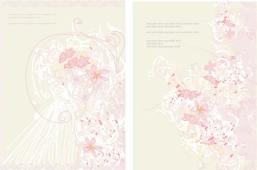 floral invitation card