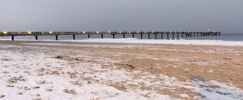 Pier at dusk