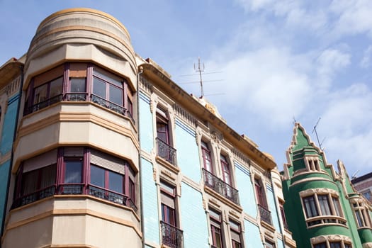 Building in Gijon, Asturias - Spain