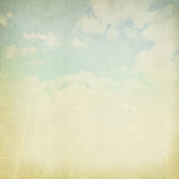 Vintage cloudy background, Watercolor background