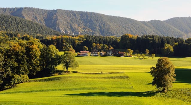 Landscape in Chiemgau