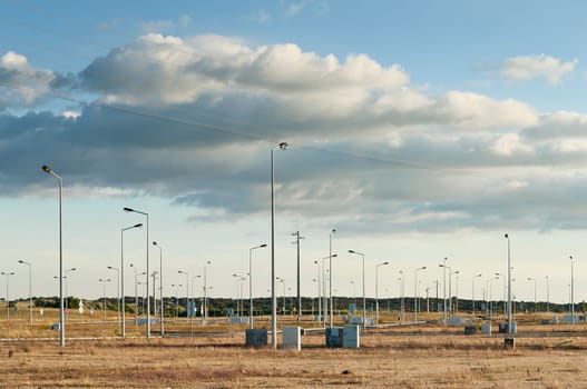 Fully infra-structured vacant lots ready for construction in the industrial park of Evora, Portugal