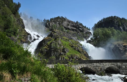 The Latefossen in Norway