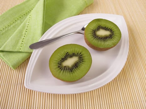 Fruit meal with kiwi