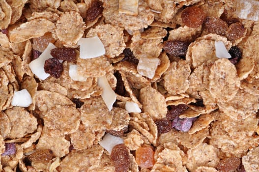 Muesli background or texture