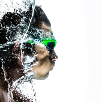 Portrair with Splash
