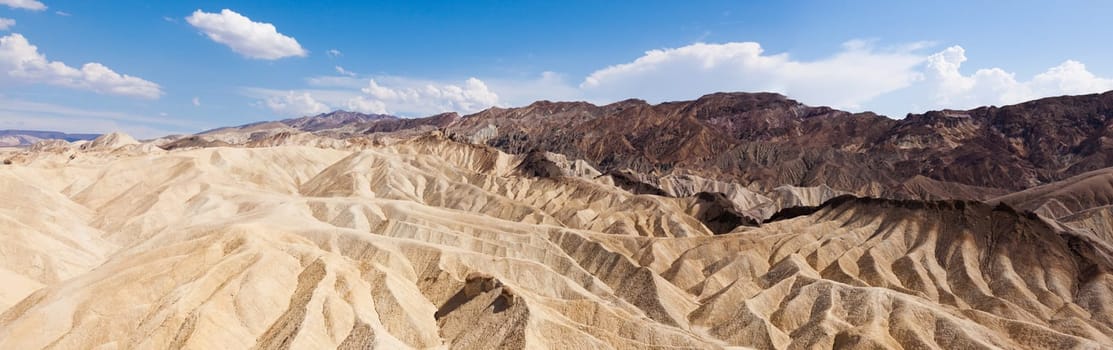Eroded Ridges At Zabriskie Point, Death Valley National Park, California, USA