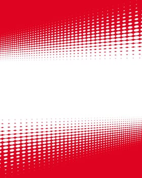 Red dotted business background with space for text
