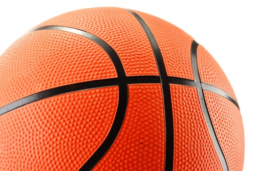 Basketball isolated on white background