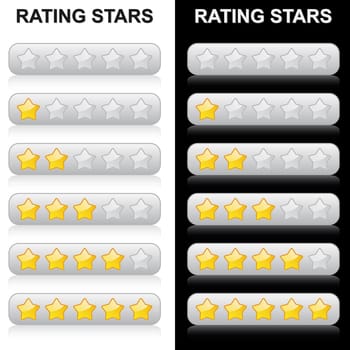 Rating Stars - 0 to 5