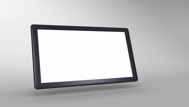 3D Tablet in Black - Display Free