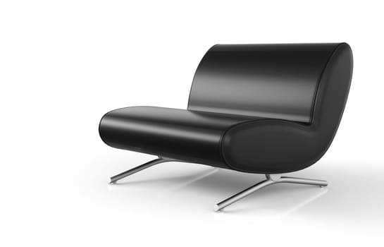 Ergonomic Designer Armchair Black
