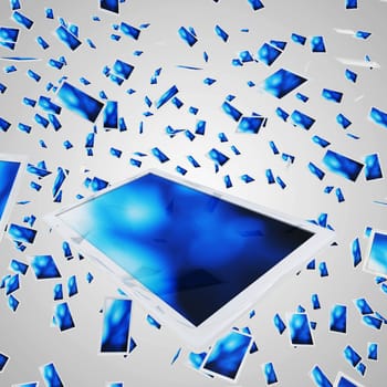 Flying Tablets - White Blue