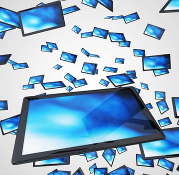 Flying Tablets - Black Blue