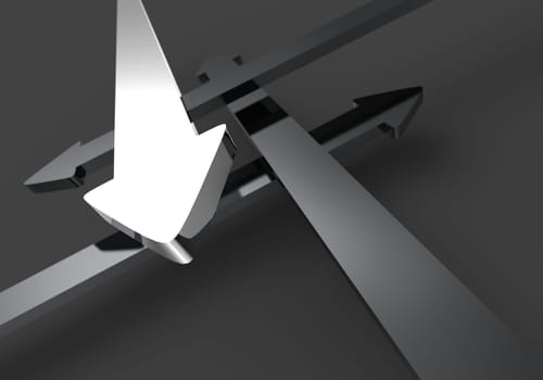 Find the Right Way - Silver Black