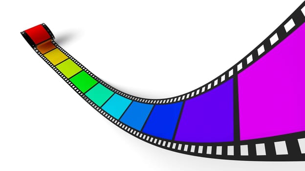 3D Rainbow Filmstrip 1