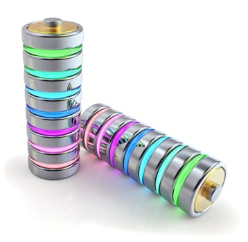 prototype of the new high-voltage large-capacity batteries for future electric vehicles