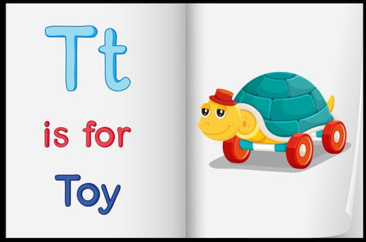 Worksheet teaching a letter and word with picture