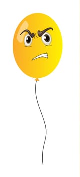 illustration of a balloon on a white background