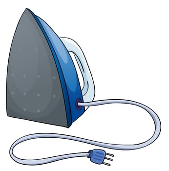 Illustration of an isolated iron