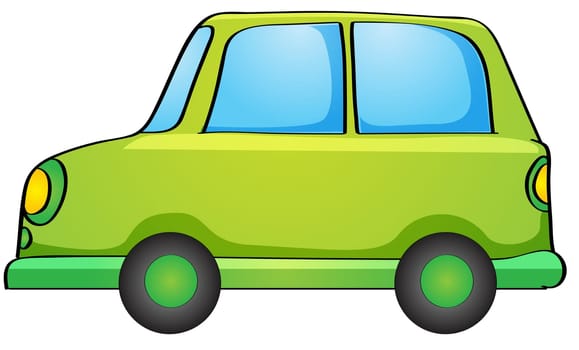 illustration of a car on white background