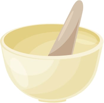 illustration of utensil on white