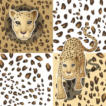 Illustration of a seamless pattern