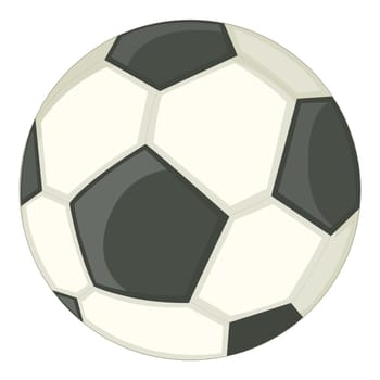Illustration of  a ball on white